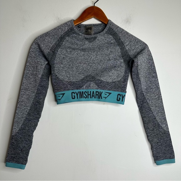 Gymshark Tops - Gymshark Women’s Flex Sports Long Sleeve Crop Top Size XS